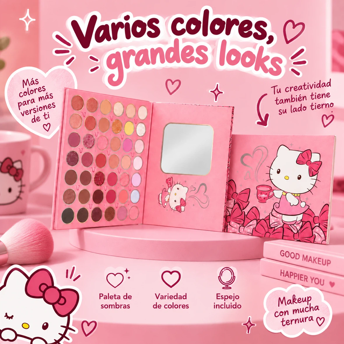 Paleta de sombras Hello Kitty