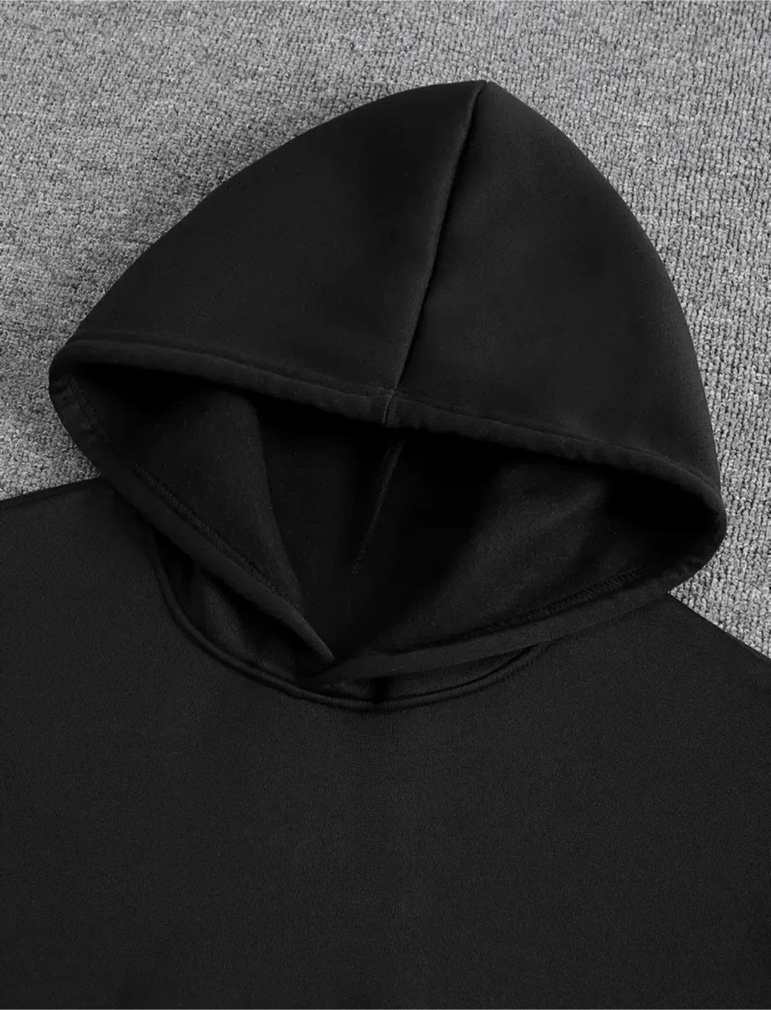 Black Hooded Tracksuit Set - photo 2