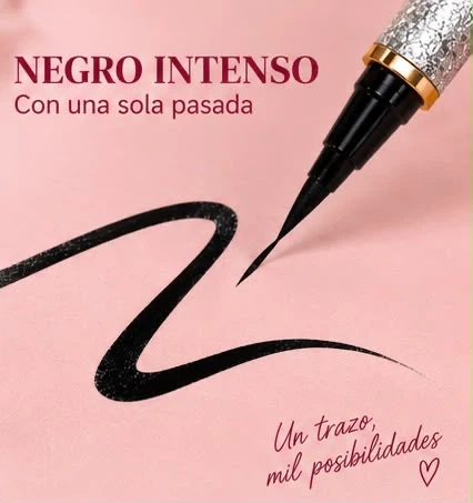 Delineador negro punta fina 🎀 - photo 2