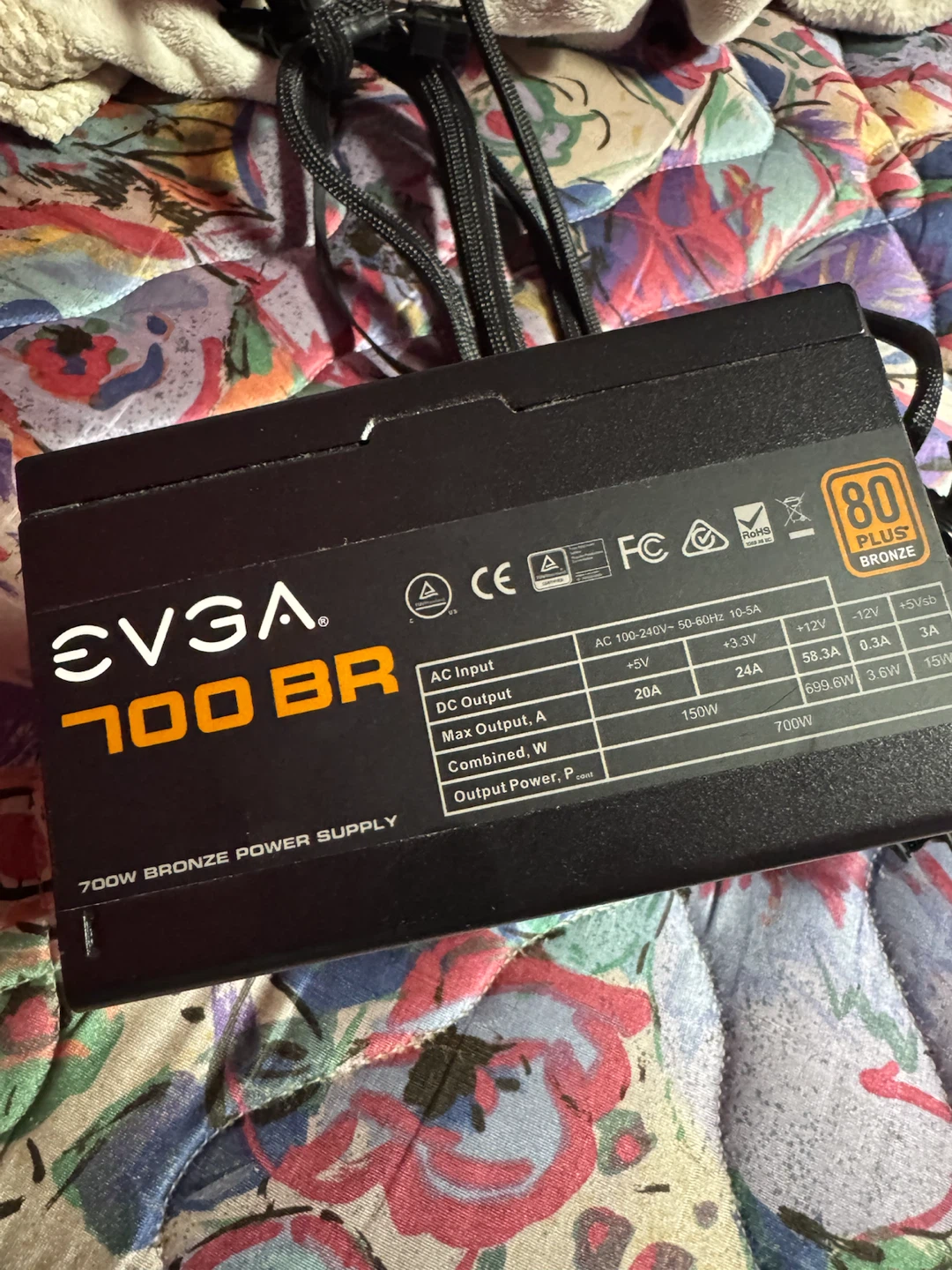 EVGA 700 BR 700W Bronze Power Supply - photo 3