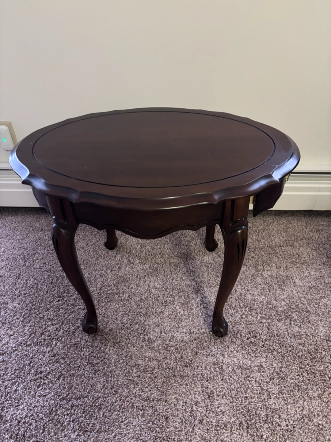 Vintage Style Wooden Side Table - photo 2