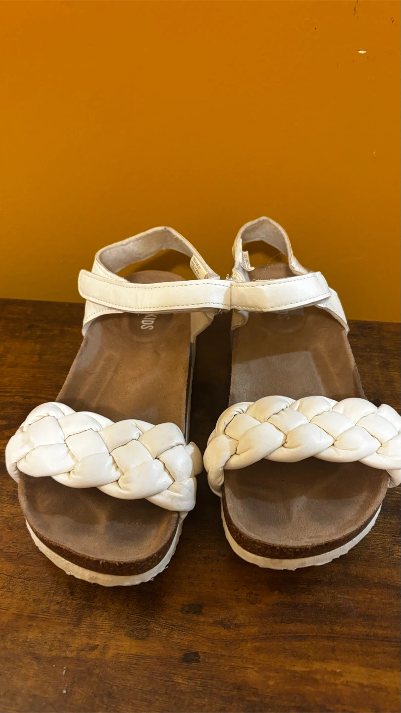 Bundle!! Bundle!!3 for $10 White Braided Sandals - photo 2