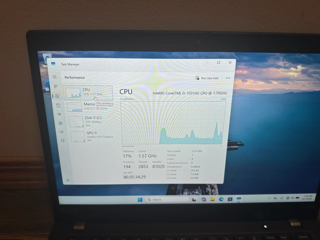 Lenovo ThinkPad X13 Core i5 16GB RAM 256GB SSD - photo 2