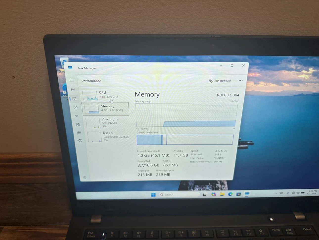 Lenovo ThinkPad X13 Core i5 16GB RAM 256GB SSD - photo 3