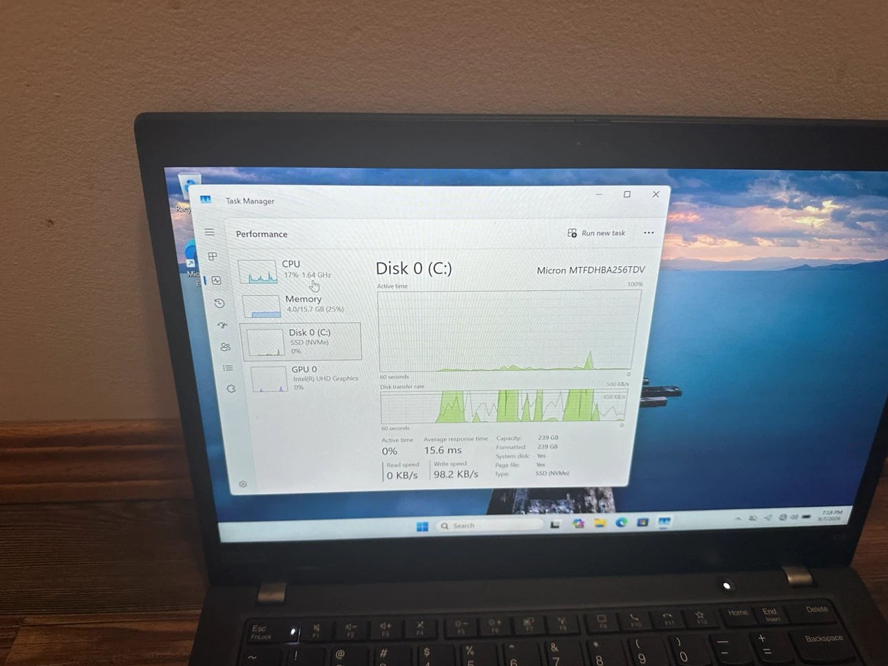 Lenovo ThinkPad X13 Core i5 16GB RAM 256GB SSD - photo 4