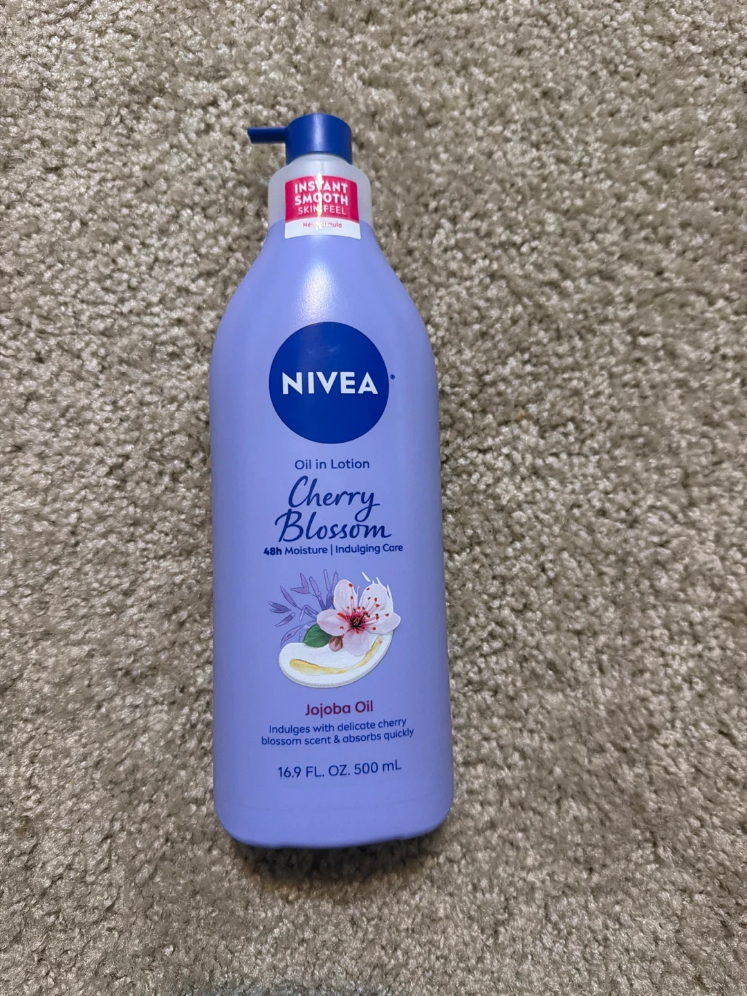 Nivea Cherry Blossom Oil in Lotion 16.9 fl. oz.