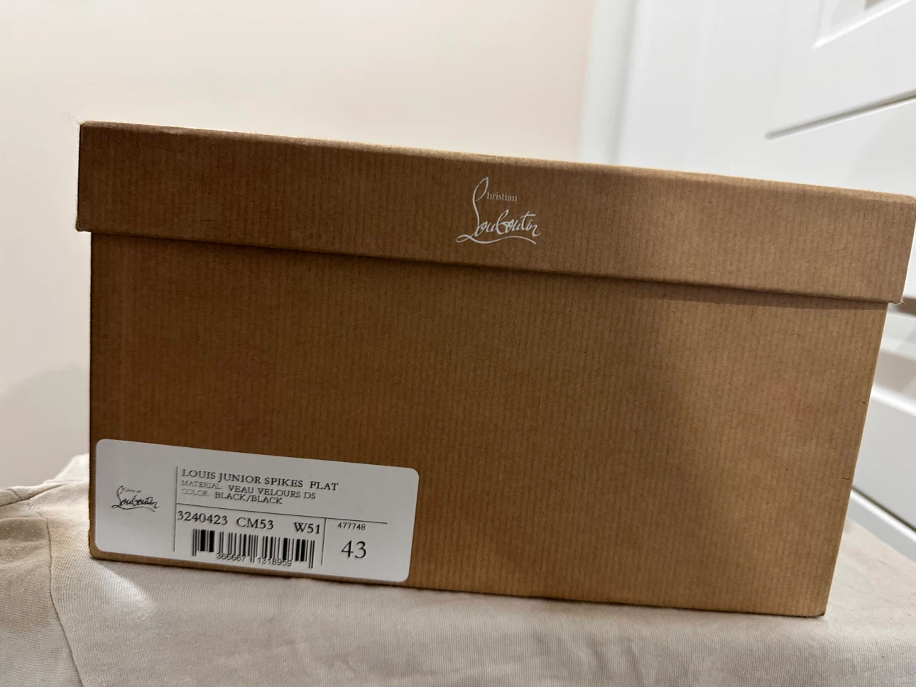 Christian Louboutin Louis Junior Spikes Flat Size 43 - photo 4
