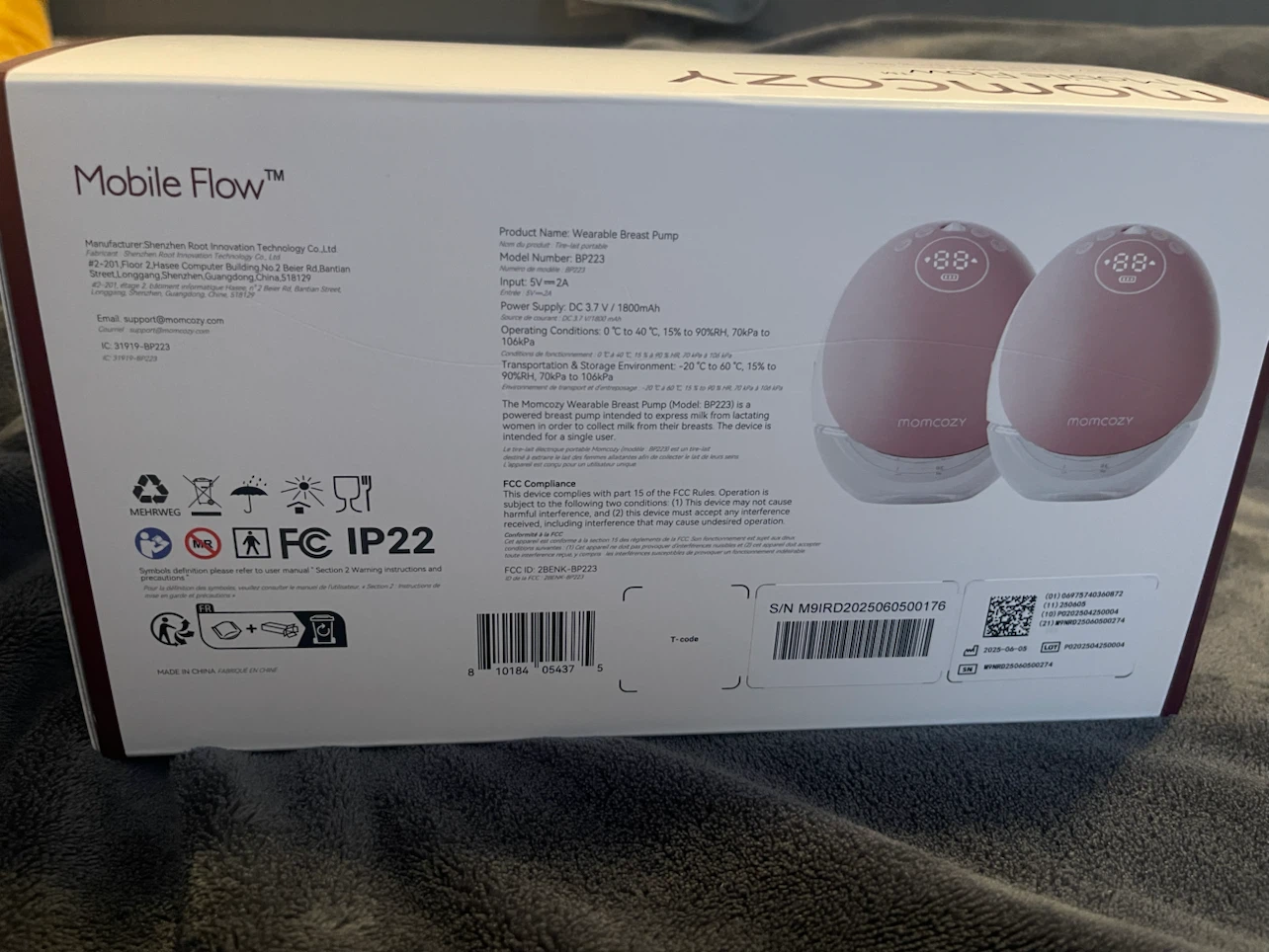 Momcozy Mobile Flow Wearable Breast Pump (M9) - photo 3