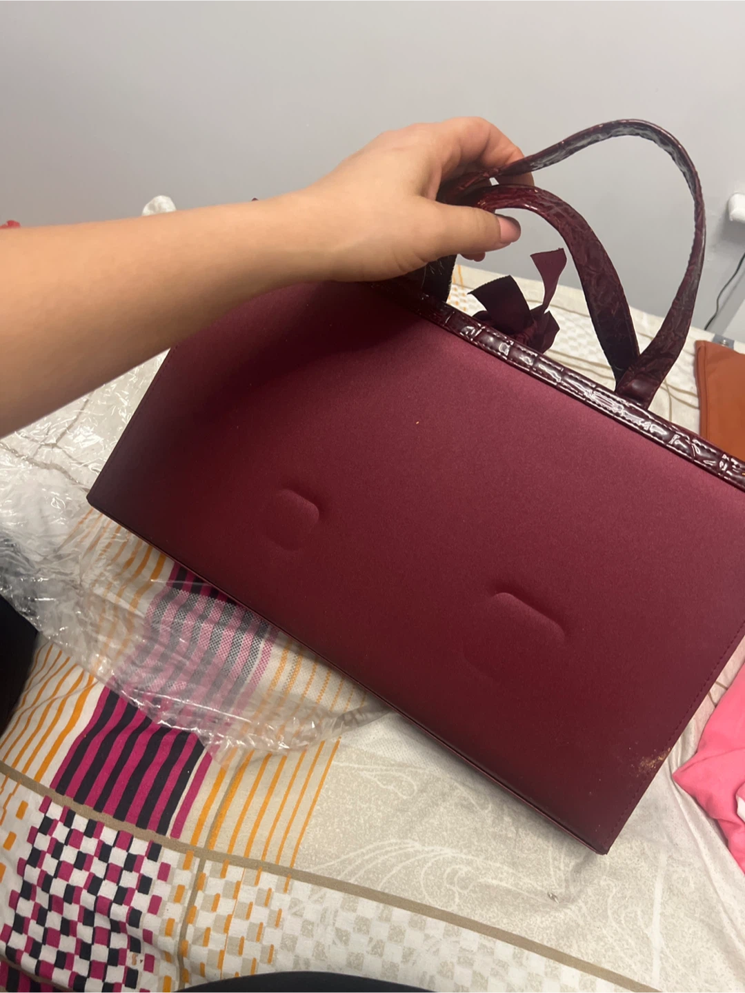 Burgundy Makeup Vanity Case - photo 2