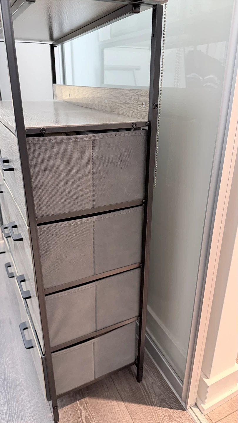 8-Drawer Storage Dresser with Wood Top