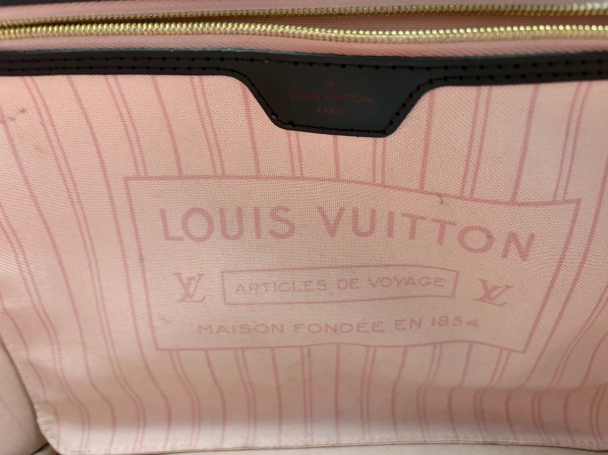 Louis Vuitton Damier Ebene Neverfull Tote - photo 2