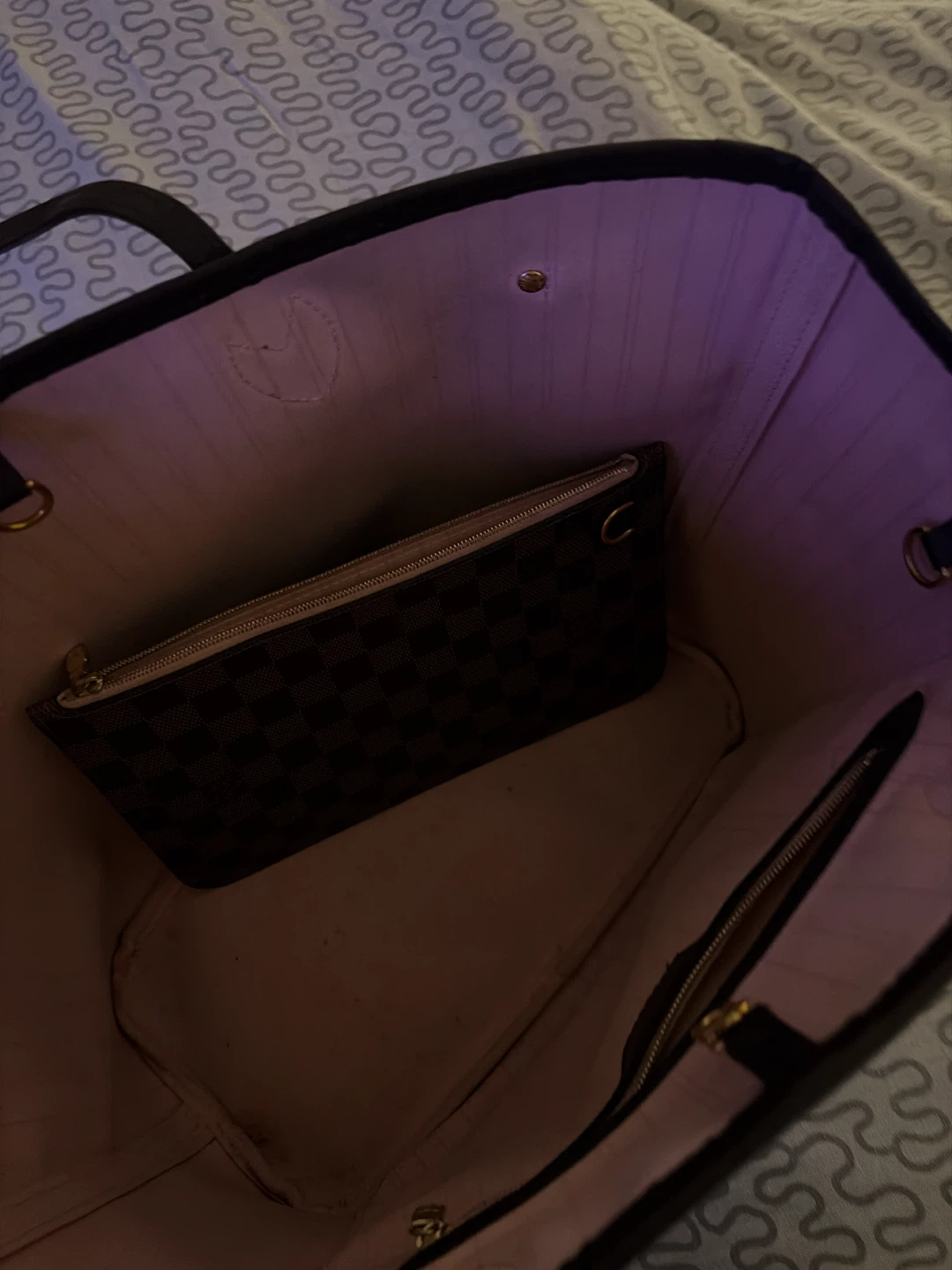 Louis Vuitton Damier Ebene Neverfull Tote - photo 3
