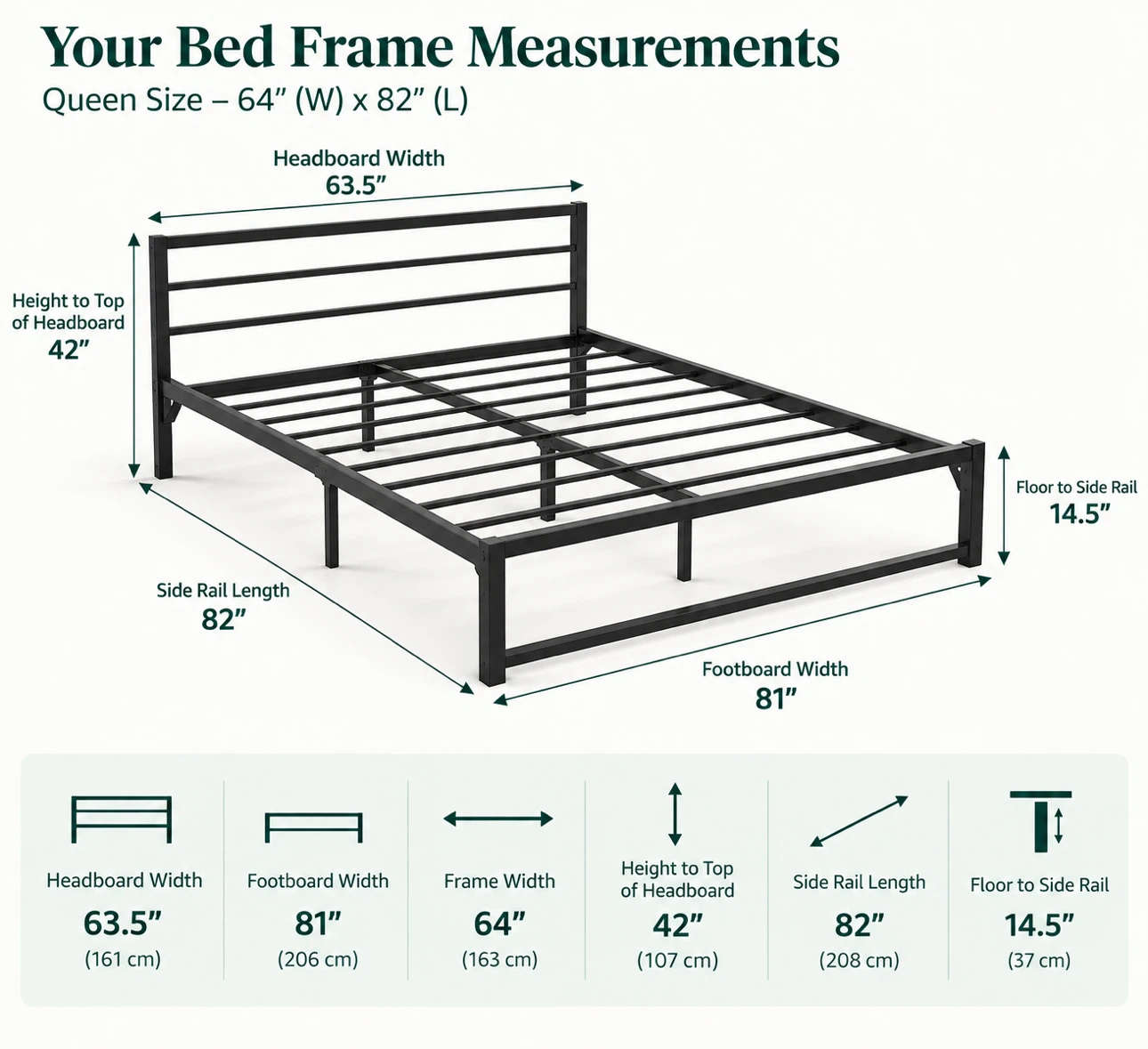 Faux Leather Sleigh Bed Frame - photo 3