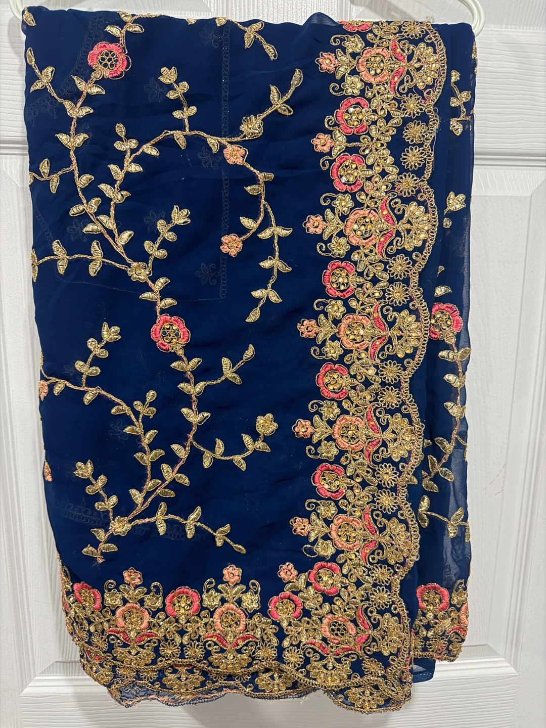 jorget tissue saree with blouse - photo 3