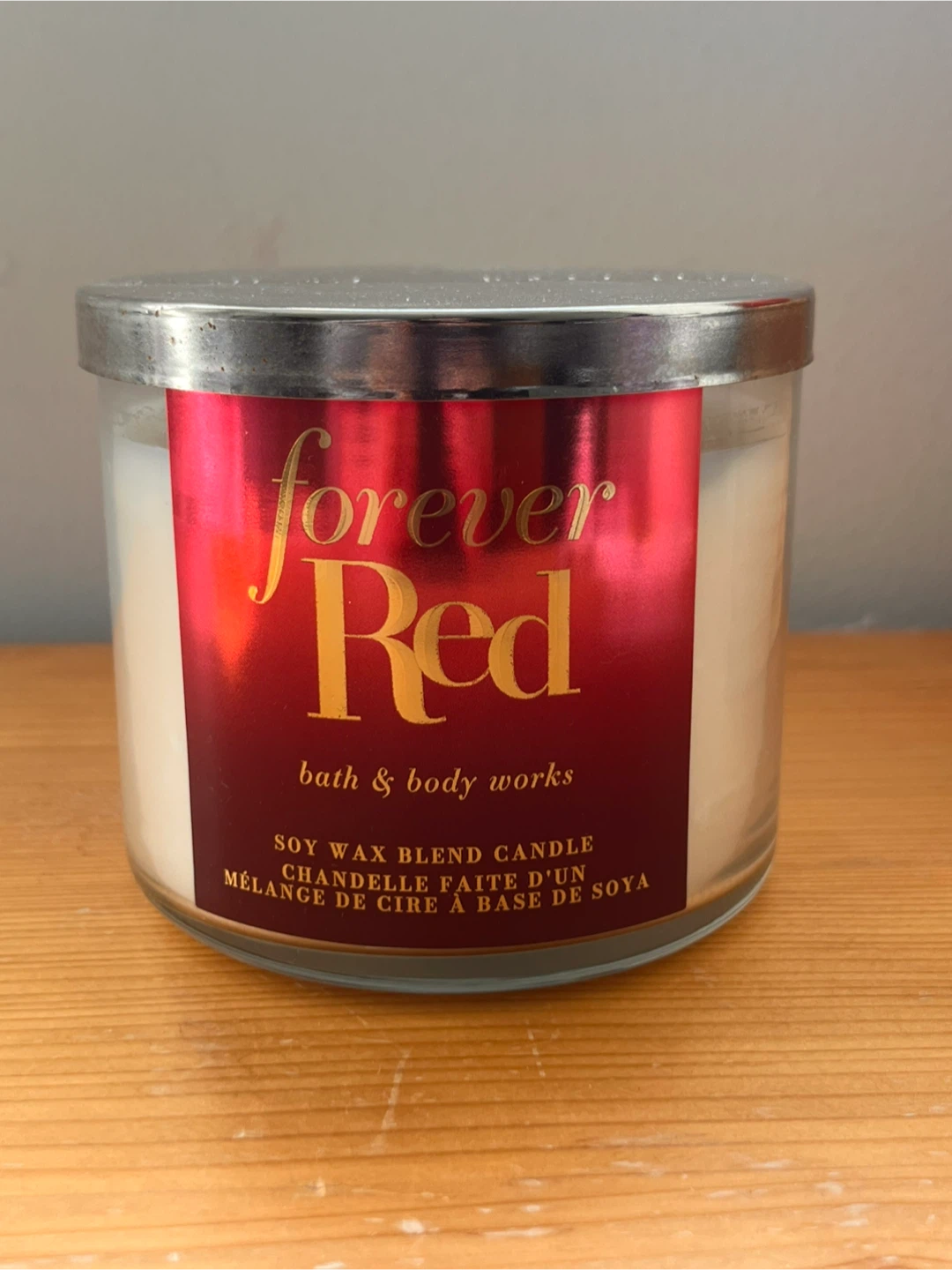 Bath & Body Works Forever Red 3-Wick Candle