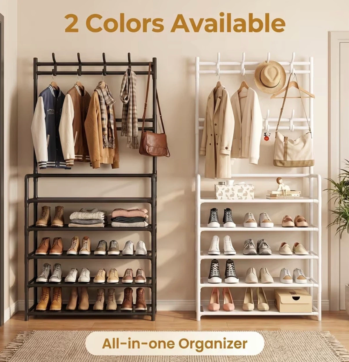 5-Tier Coat and Shoe Rack Organizer (BRAND NEW IN BOX)