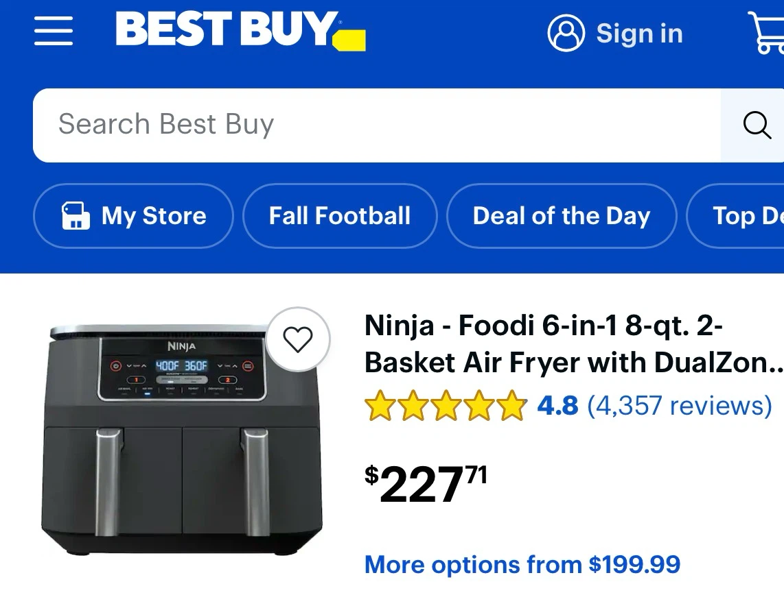 Ninja Foodi 2-Basket Air Fryer - photo 4