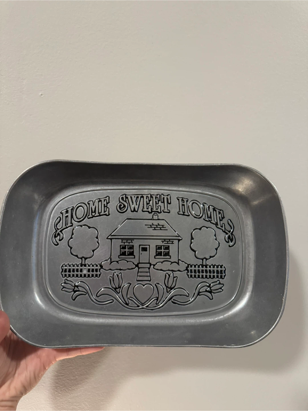 Wilton Armetale Home Sweet Home Bread/Decorative Tray