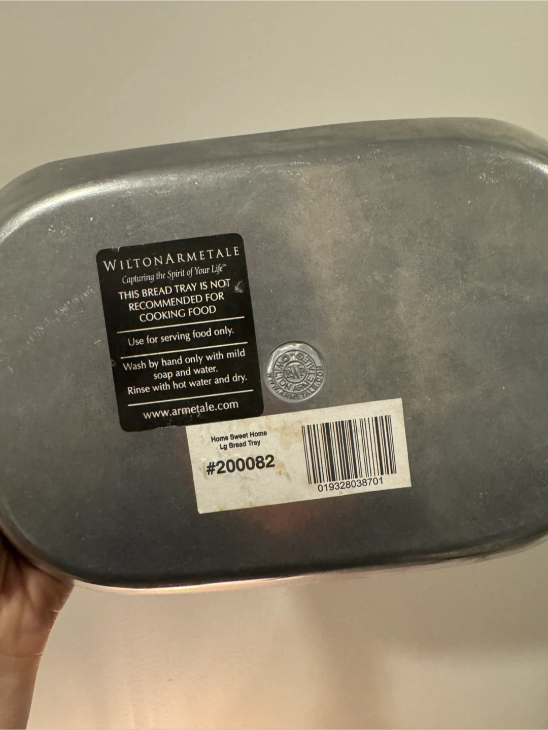 Wilton Armetale Home Sweet Home Bread/Decorative Tray - photo 3
