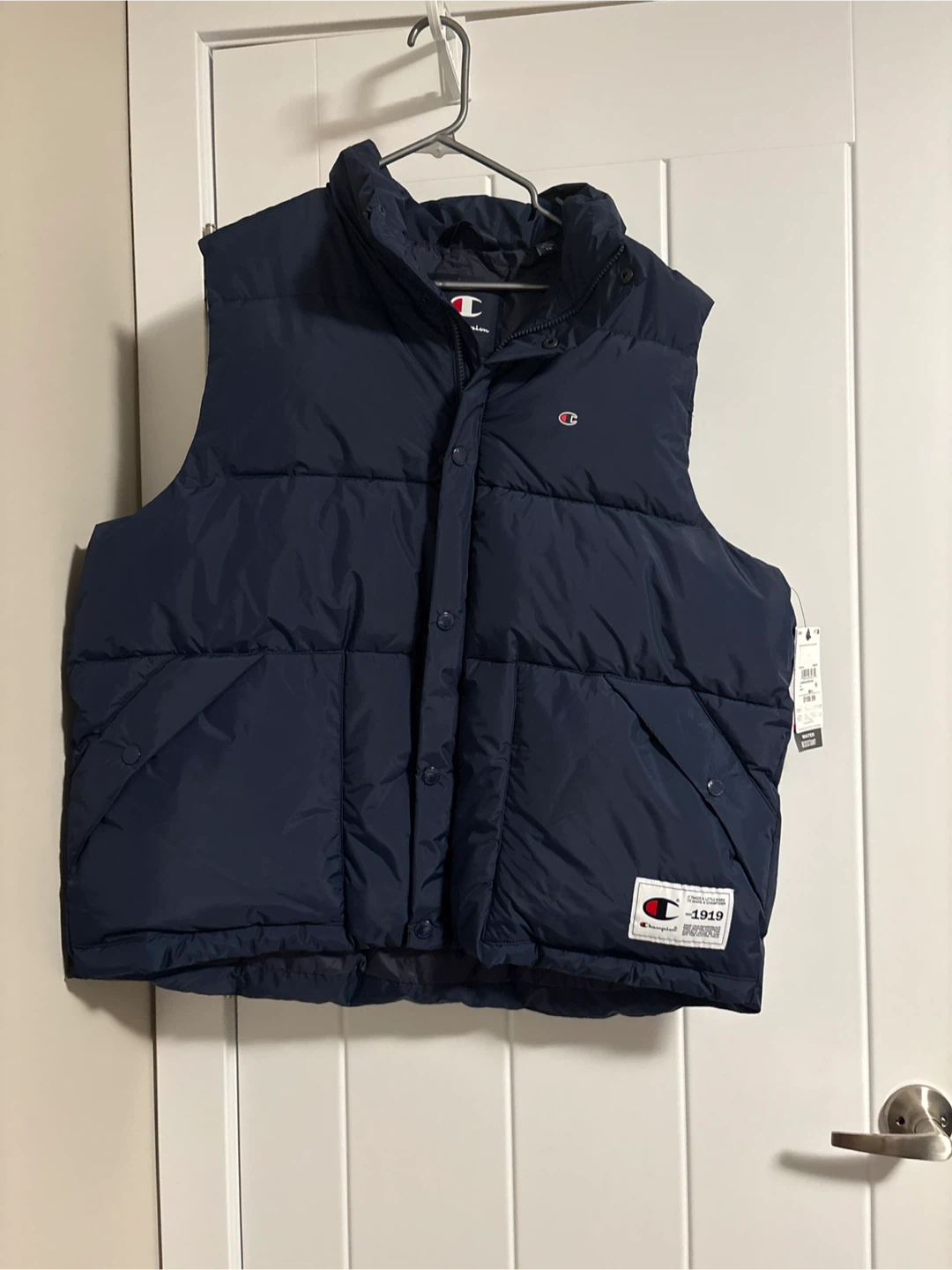 New Champion Men's Puffer Vest - Navy - XL
