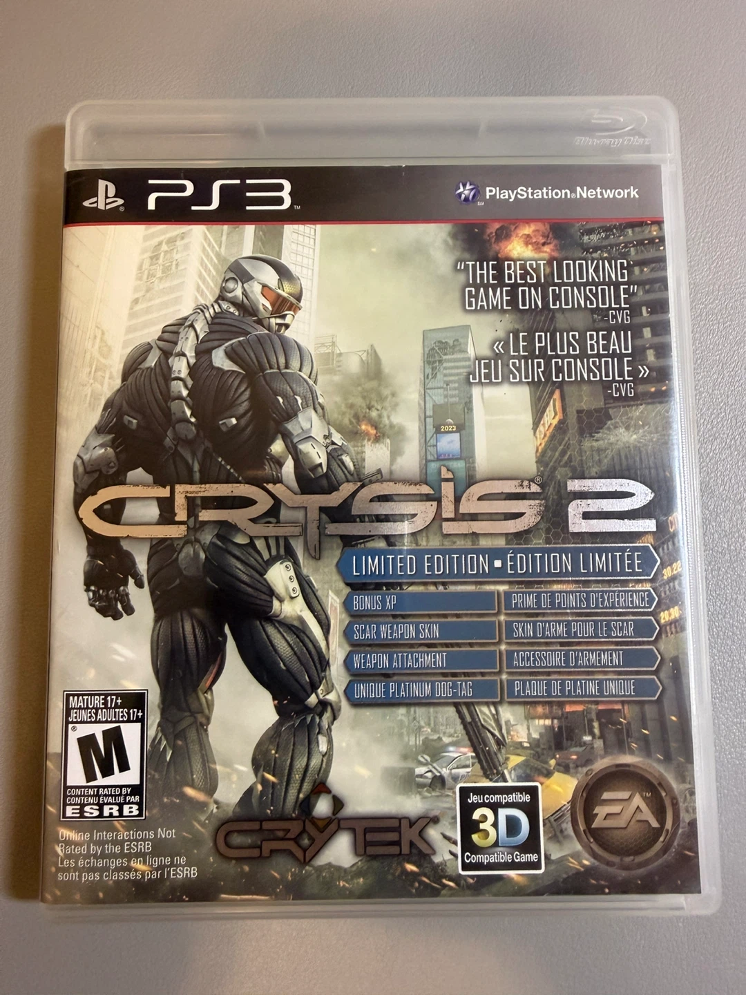 Crysis 2 Limited Edition for PlayStation 3