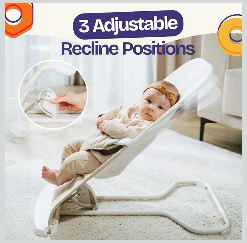 ComfyBumpy Ergonomic Baby Bouncer Seat - photo 5