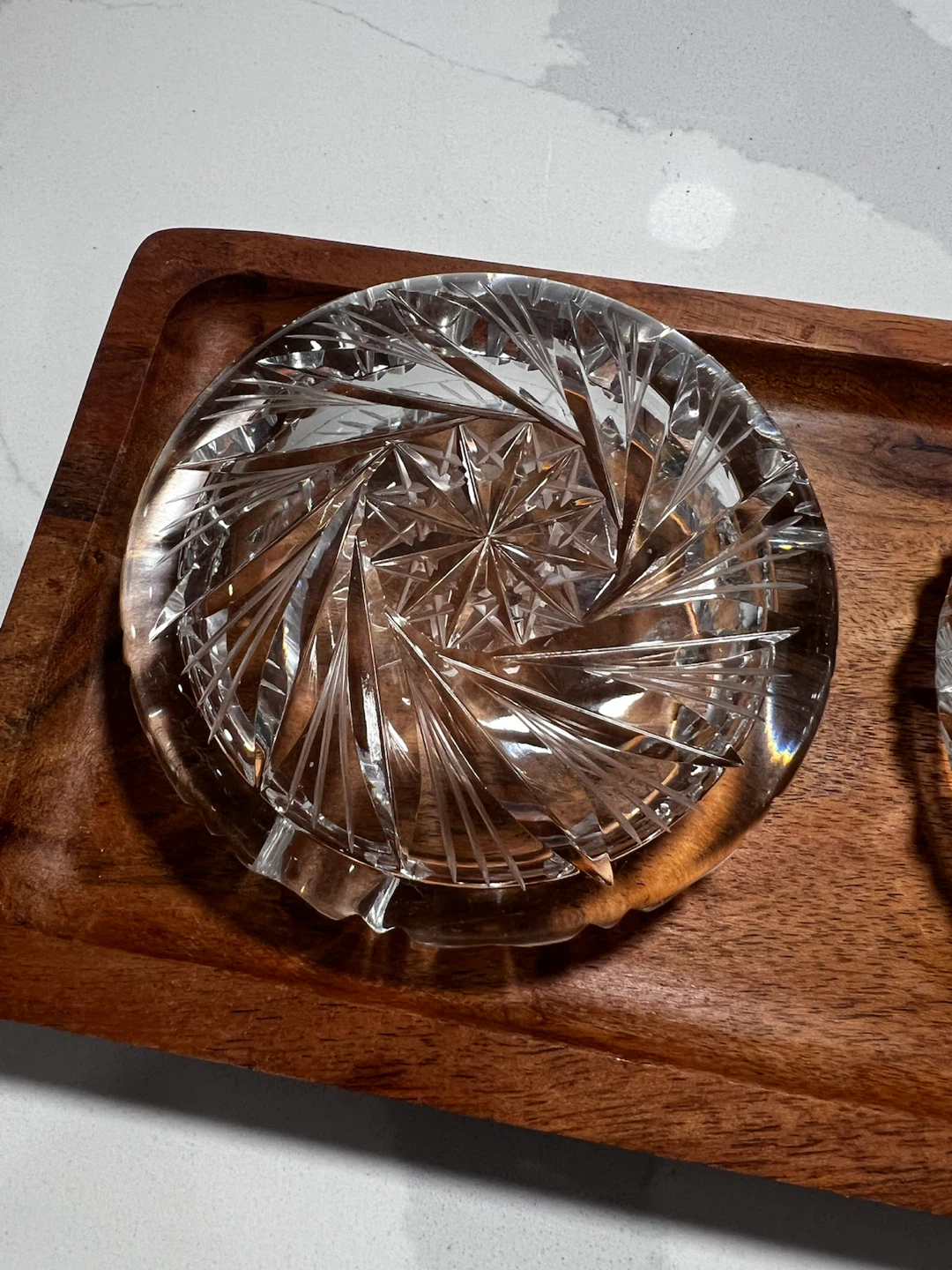 Vintage Crystal Ashtrays - photo 3