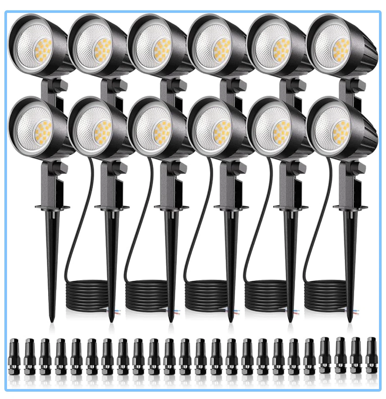MEIKEE 7W LED Landscape Lights low voltage