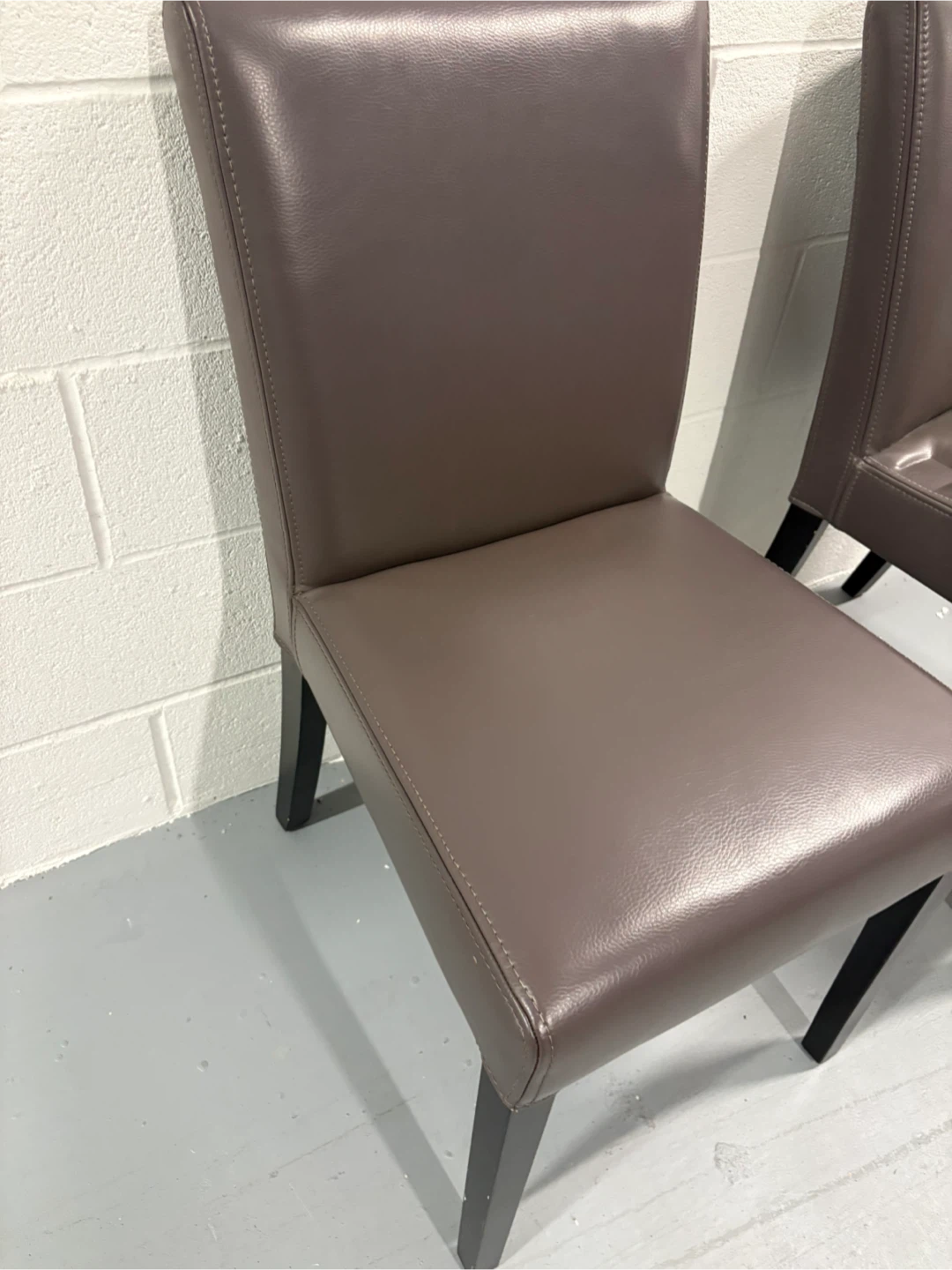 Set of Two Brown Dining Chairs - photo 5