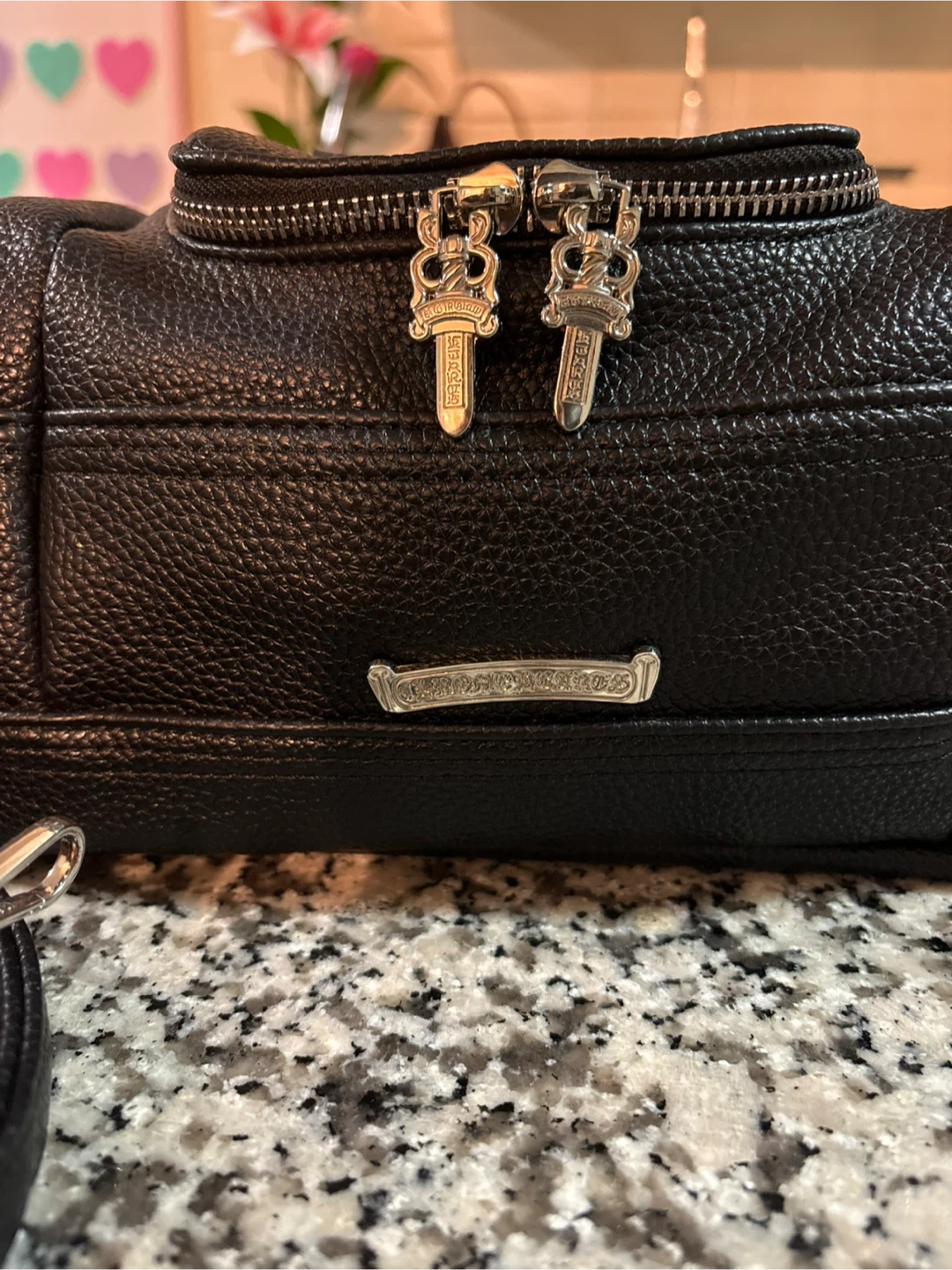 Chrome Hearts Leather Barrel Bag - photo 3
