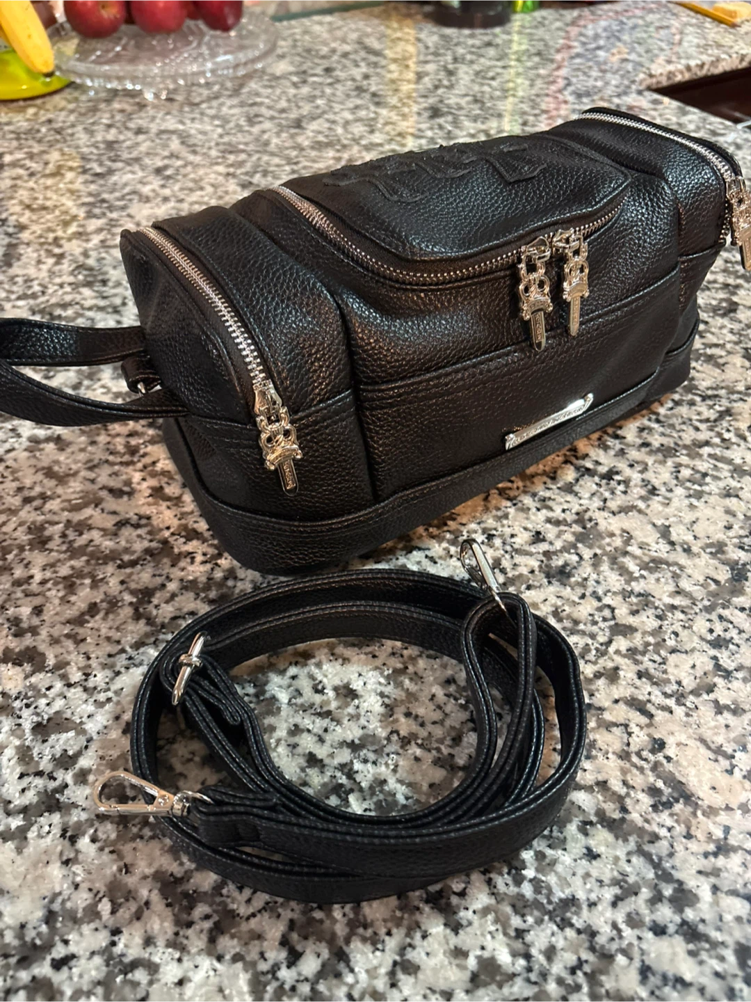 Chrome Hearts Leather Barrel Bag - photo 5