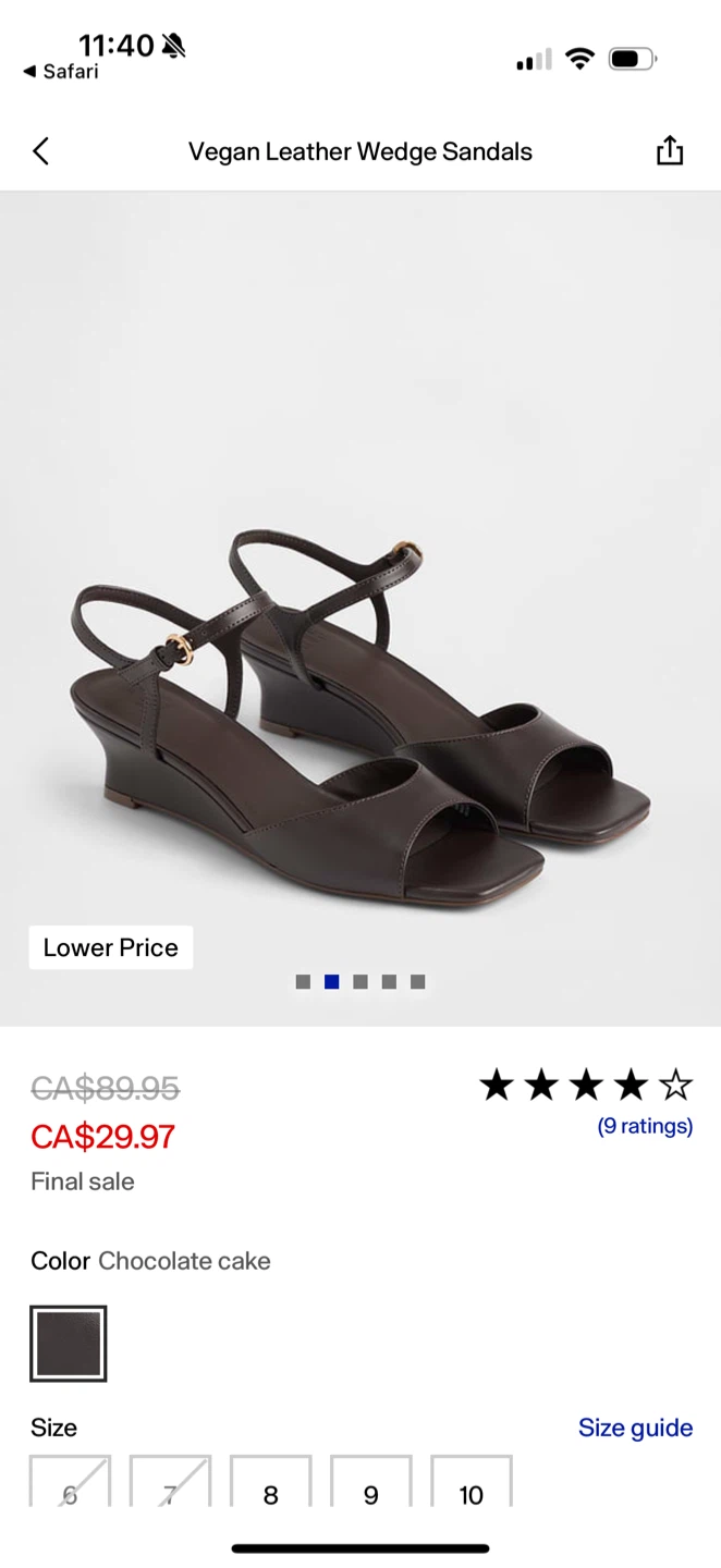 New with tag Black gap wedge Sandals - photo 2