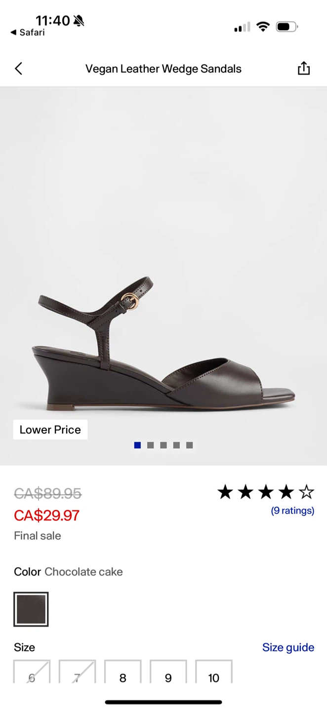New with tag Black gap wedge Sandals - photo 3