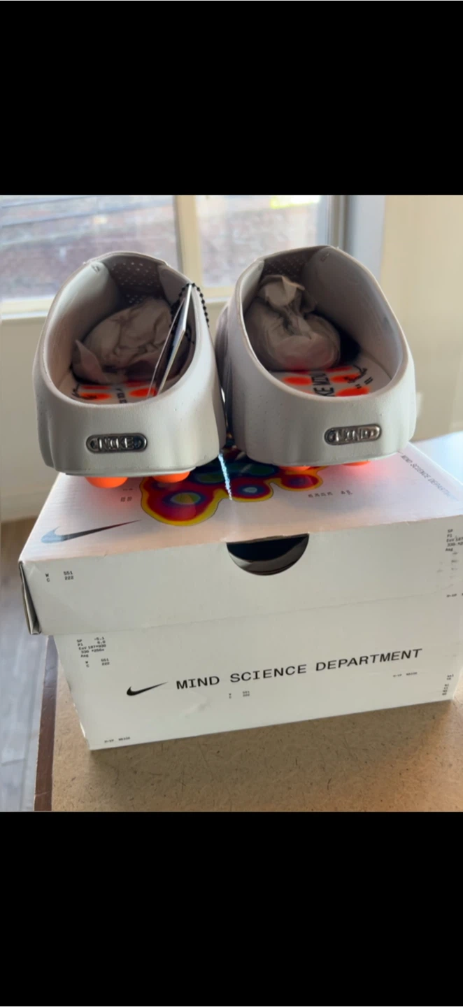 Nike Mind 001 Light Smoke Grey slides - photo 3