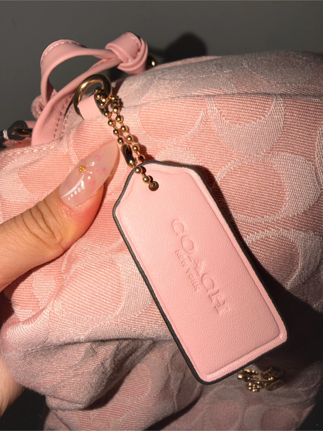 Coach Faye Signature Pink Shoulder Bag - photo 5
