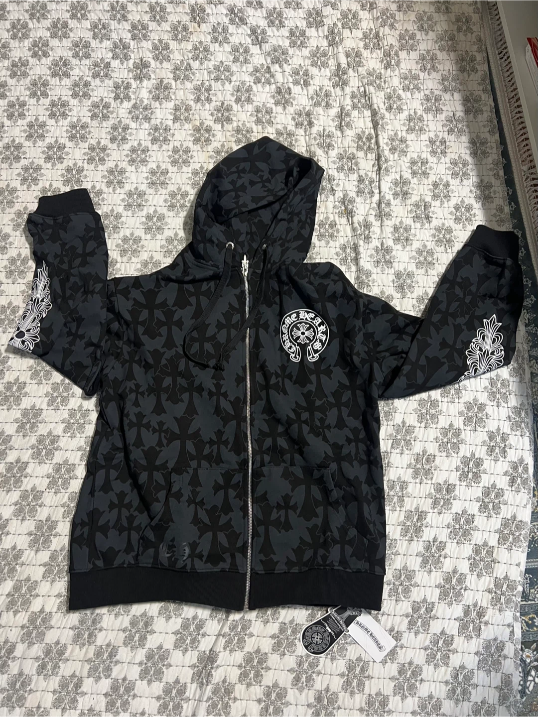 Chrome hearts zip up hoodie