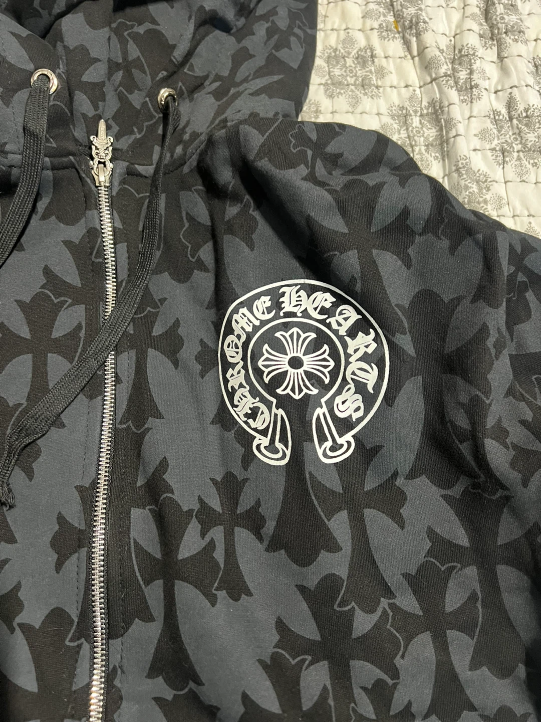 Chrome hearts zip up hoodie - photo 2