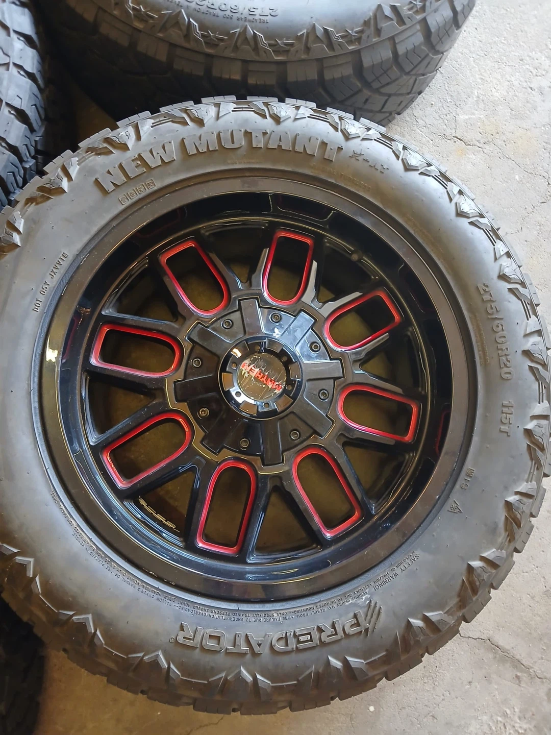 Set of 4 Mayhem Wheels and Maxxis Predator Tires - photo 5