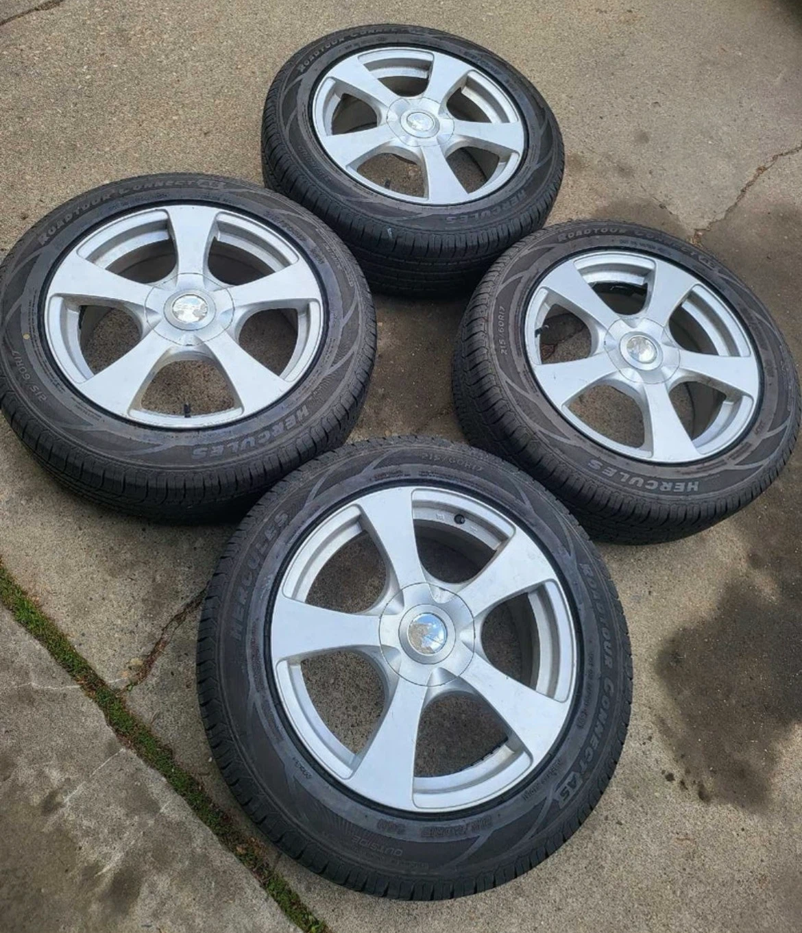 5x100 or 5x114.3 rims & tires (17) like new