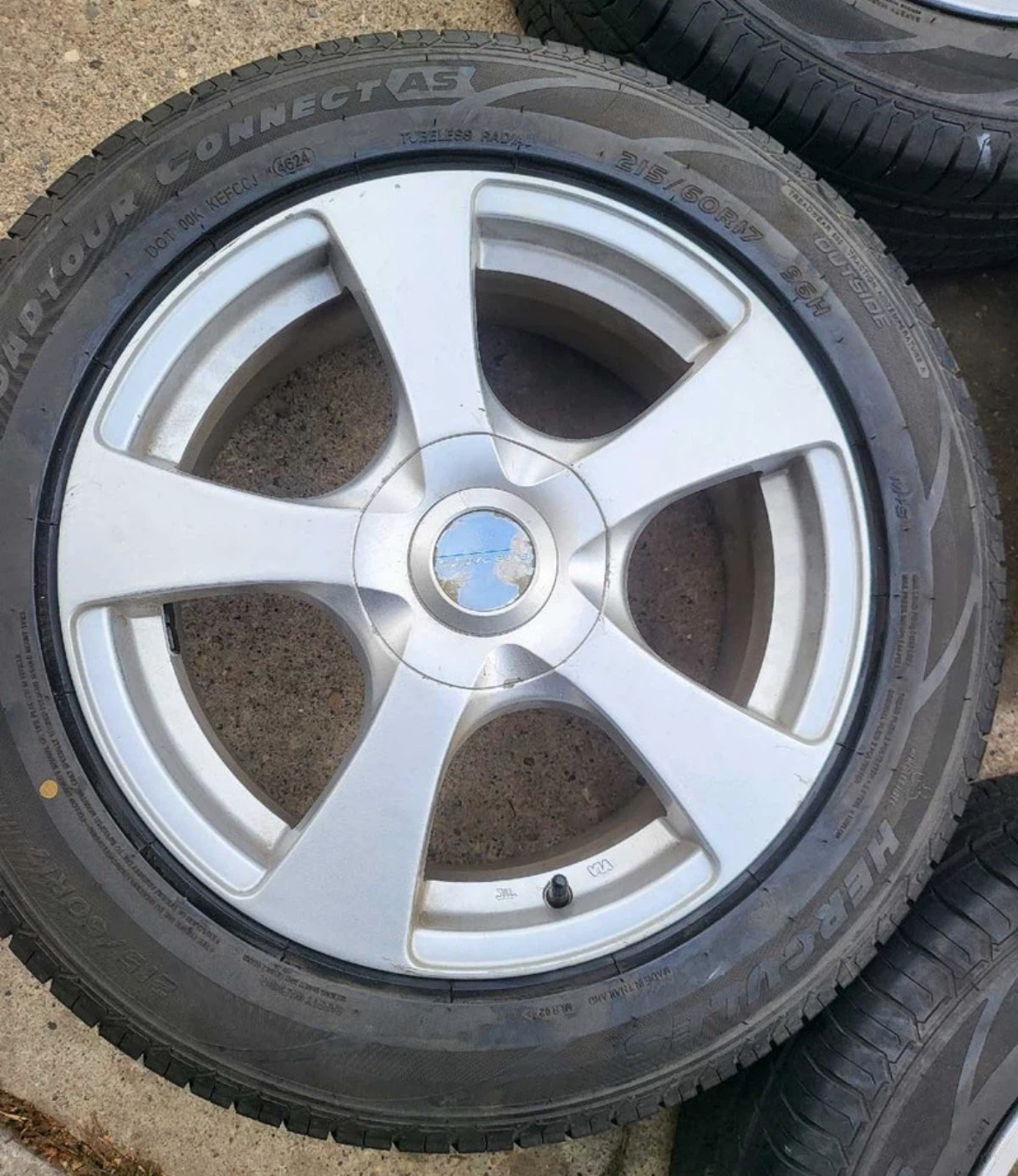 5x100 or 5x114.3 rims & tires (17) like new - photo 3