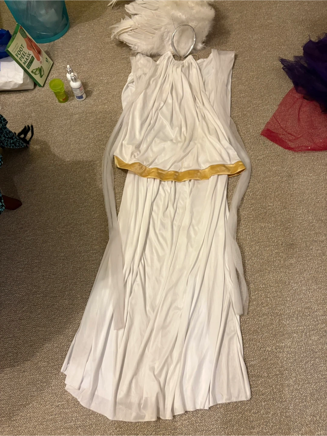 Angel Costume with Wings and Halo
