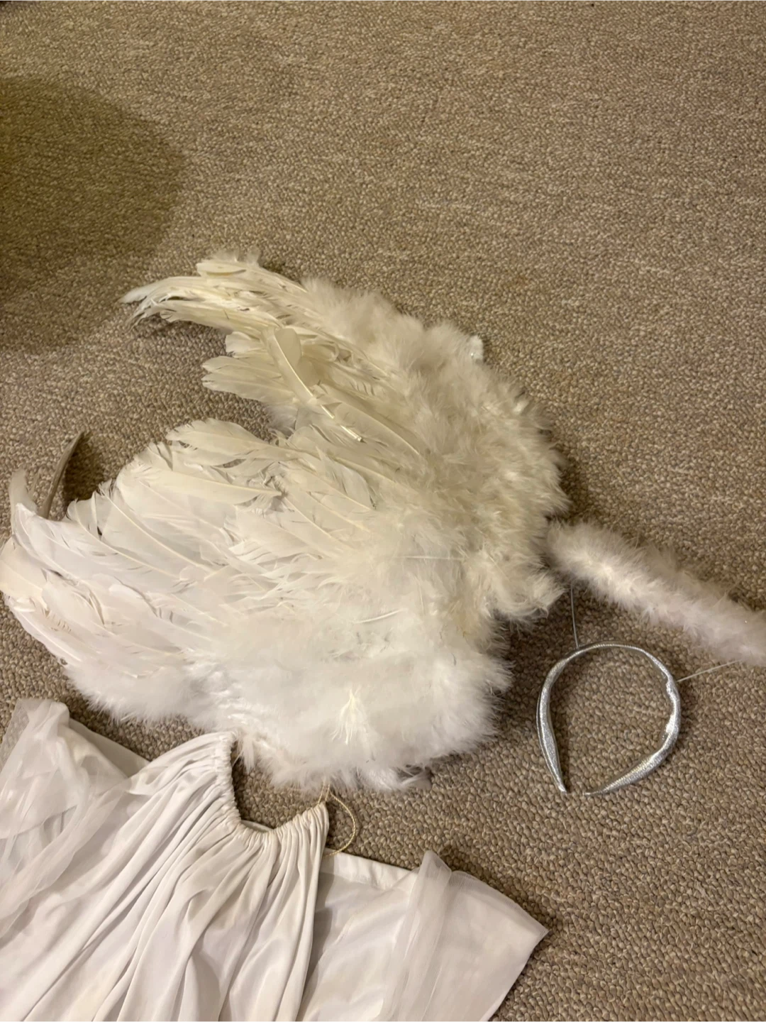 Angel Costume with Wings and Halo - photo 2