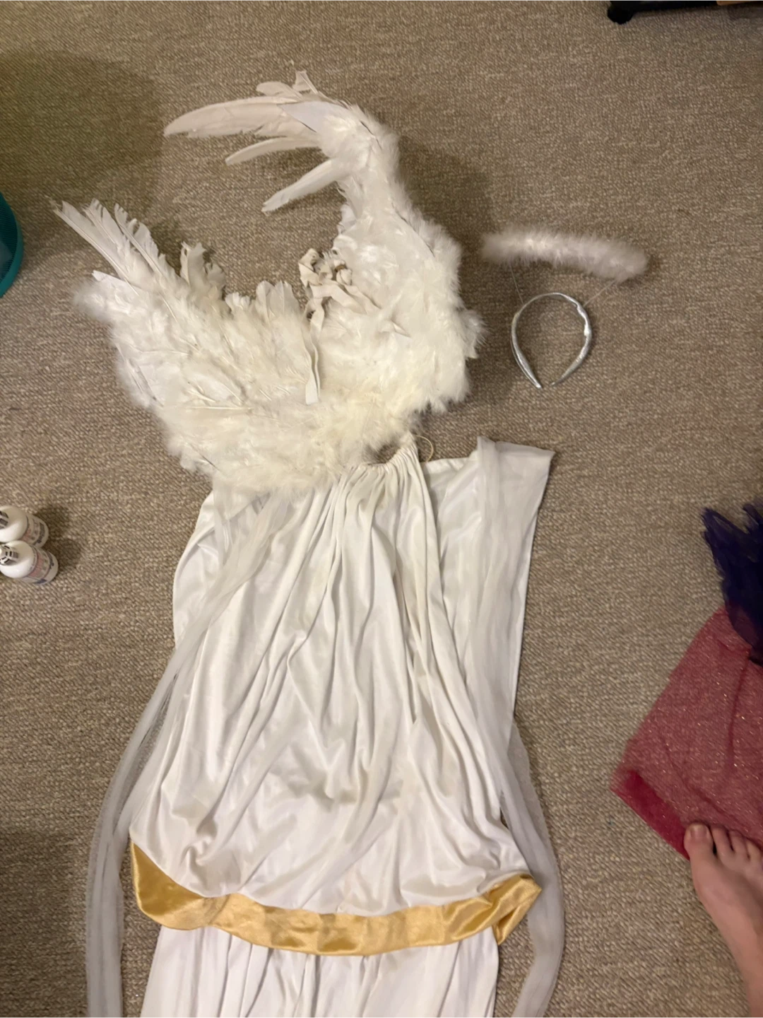 Angel Costume with Wings and Halo - photo 3
