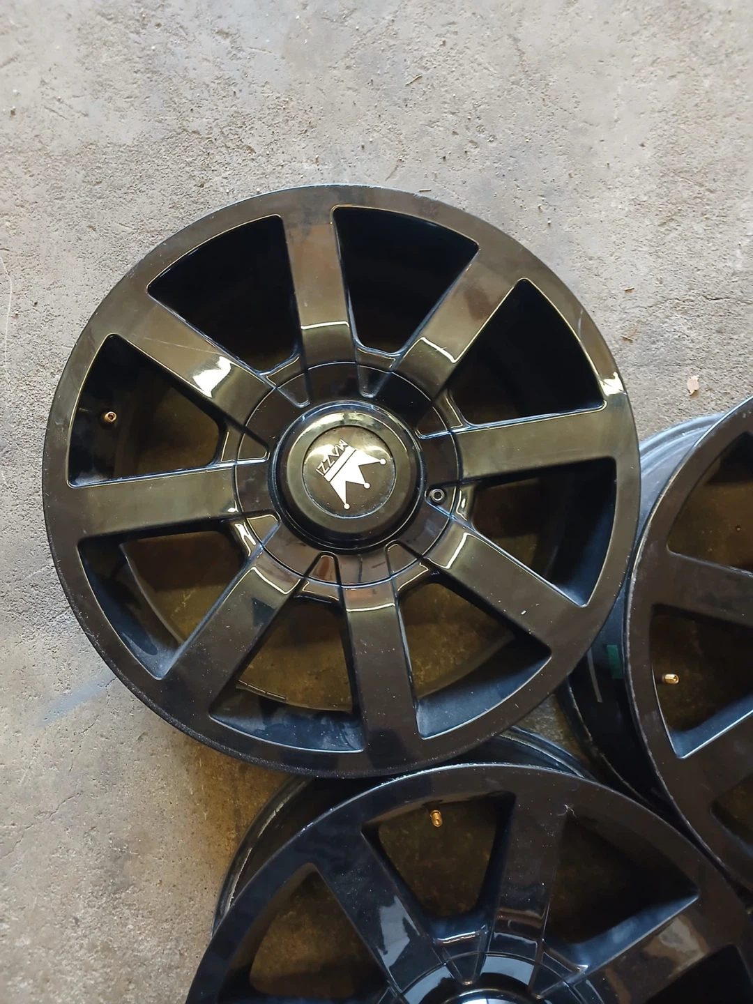 Set of 4 Mazzi Black Alloy Wheels (17) - photo 2