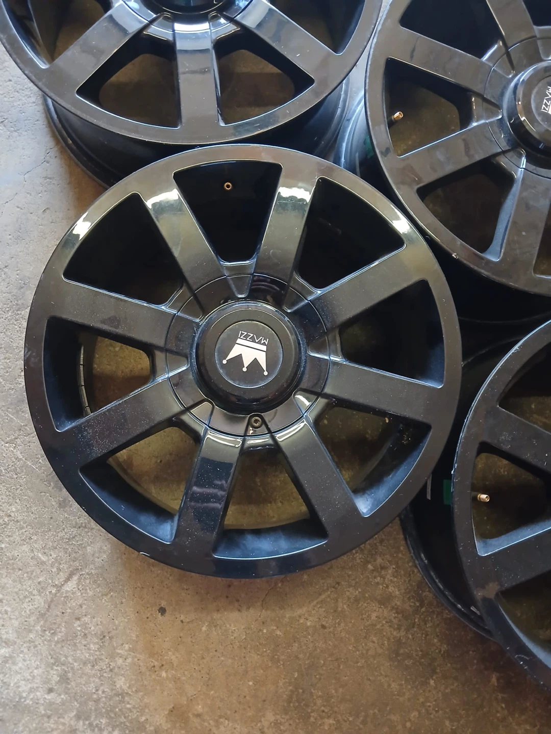 Set of 4 Mazzi Black Alloy Wheels (17) - photo 3