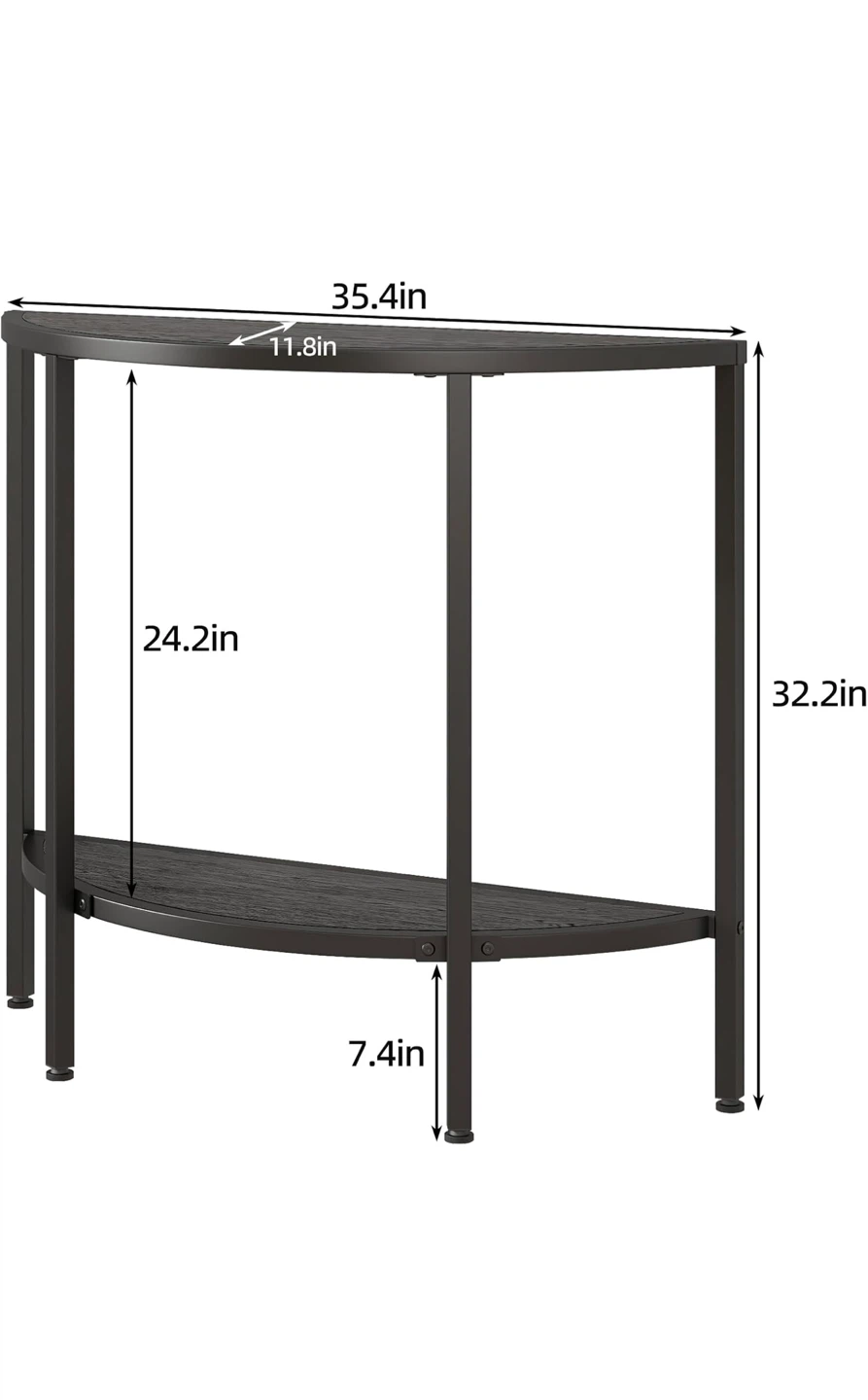Half-Moon Console Table - photo 2