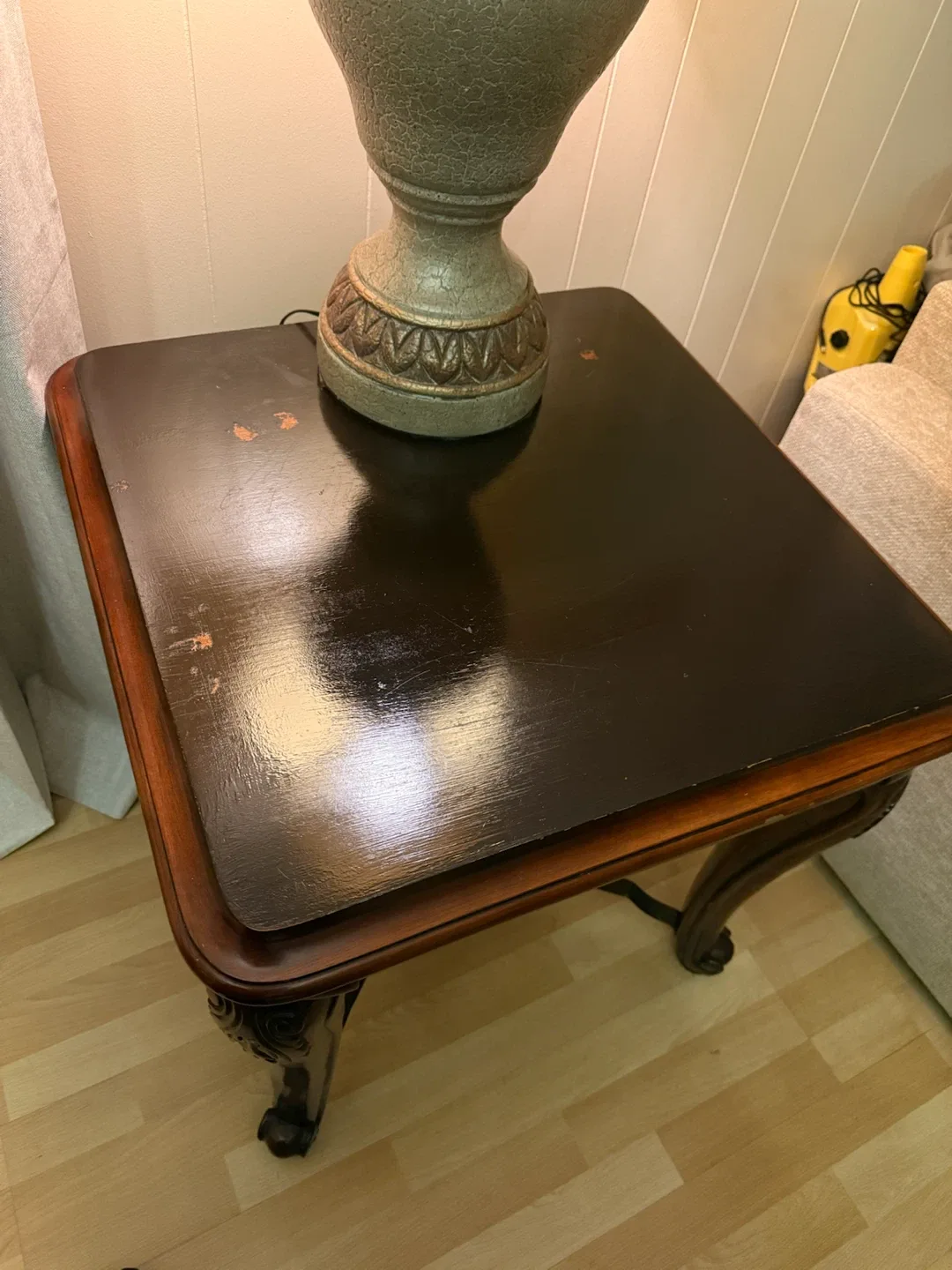 60$ for 2 Traditional Dark solid Wood End Table - photo 4