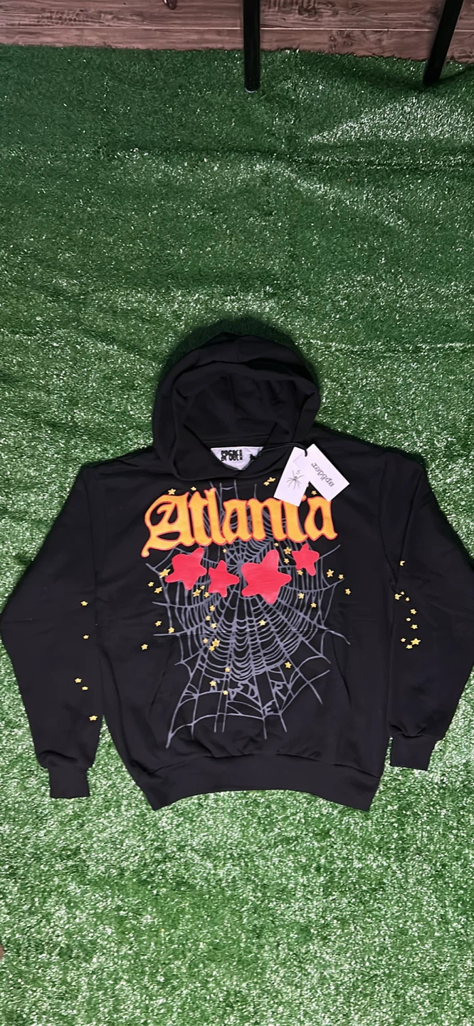 Sp5der Atlanta Hoodie Black