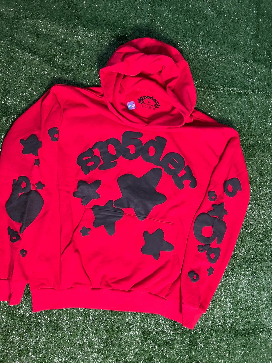 SP5DER Red Hoodie