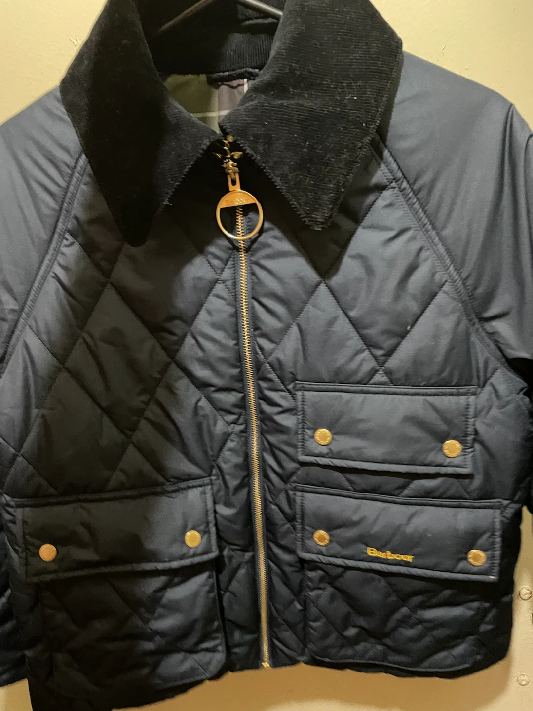 Barbour Quilted Jacket Navy Blue - photo 2